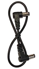 (5) Pack 1ft Right Angle Guitar Pedal DC Power Cables for Strymon Power Supply