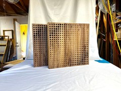 Handmade Wooden Acoustic Panels 20×20 – Studio Wall Panels (1/2/4 Pack)