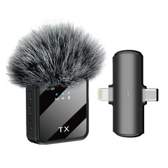 3.5mm 3in1 Wireless Lavalier Microphone Mini Clip Mic for iPhone Android Camera