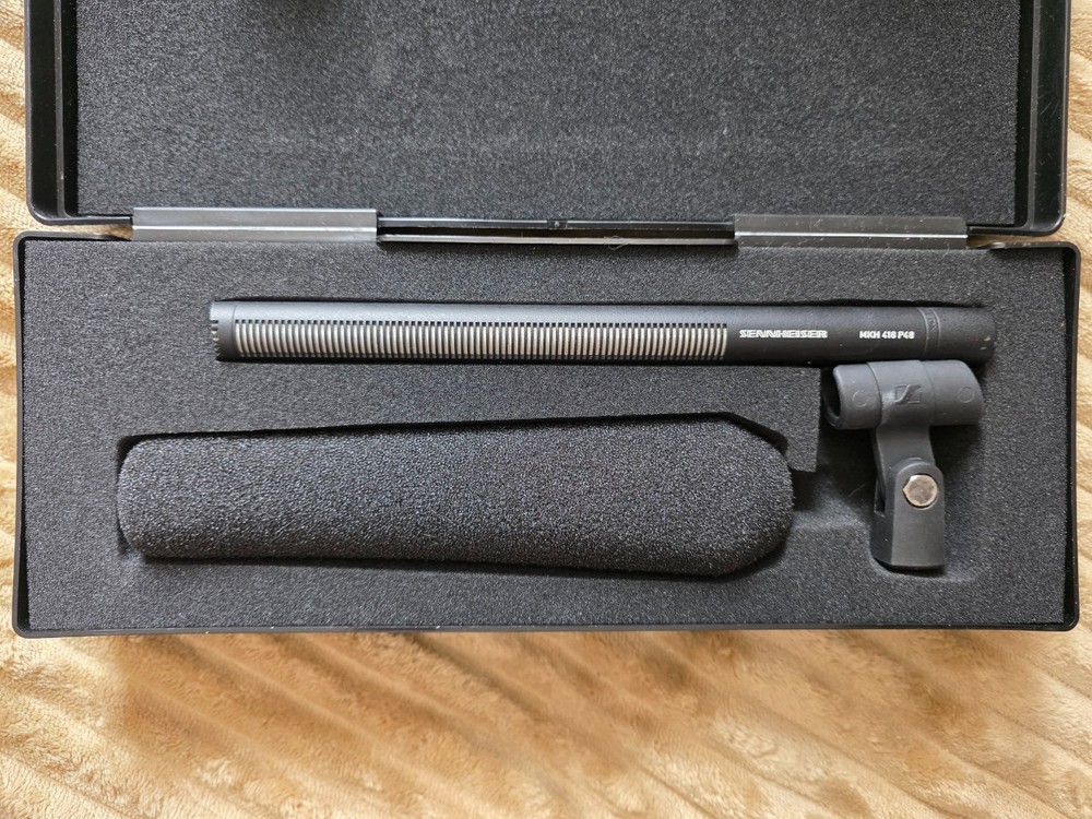 EXCELLENT CONDITION Sennheiser MKH 416 P48 Shotgun Condenser Microphone WORKING