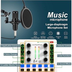 Upgraded Podcast Microphone Kit – Perfect for Streaming and Content Creation