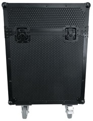 Rockville Black Road Case Fits (2) American DJ Inno Spot Pro Moving Head Lights