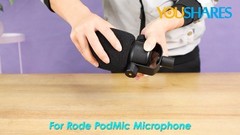 Pop Filter Foam Cover for USB Dynamic Microphone – Blocks Plosives & Wind Noise