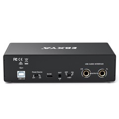 2i2 Audio Interface for Recording Music, 24-bit/192kHz Plug and Play USB Inte…