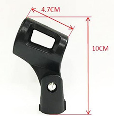 Durable Wireless Microphone Holders – 12 Pack of Indestructible Rubberized Plast