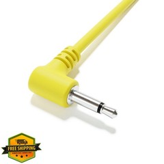 ExcelValley Eurorack Patch Cables Yellow 200cm