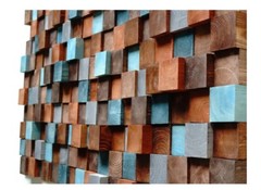 Acoustic Sound Diffuser Panel ,3D Wooden Painting,Geometric Sound Diffuser Panel