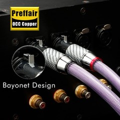 Pair 8N OCC Pure Copper Balanced XLR Cable Carbon Fiber Plug Interconnect Cord