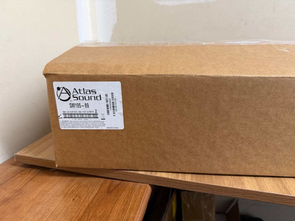 Atlas IED SM195-89 Clock/Speaker Baffle, Surface Mount