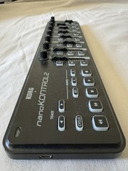 Korg nanoKONTROL2 Slim-Line USB Control Surface, Black — Controller Only