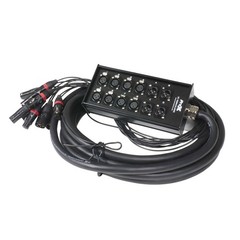 PROX 8 x 4 Channel XLR Microphone Stage Snake Cable 25ft