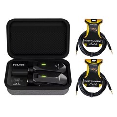 NUX C-5RC 5.8GHz Wireless Guitar System w/ Charging Case + 2 Free Guitar Cables!