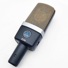 AKG C214 Professional Condenser Microphone Great Condition Working Tested