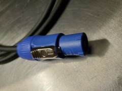 6ft blue PowerCon NAC3FCA to male Edison Power Cord Connector Cable 20A