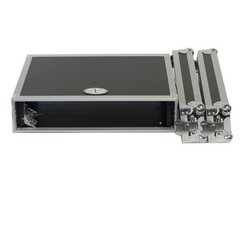 ProX 2U Deluxe Effects Rack 14″ deep Rail to w/ 14 inches deep, Black