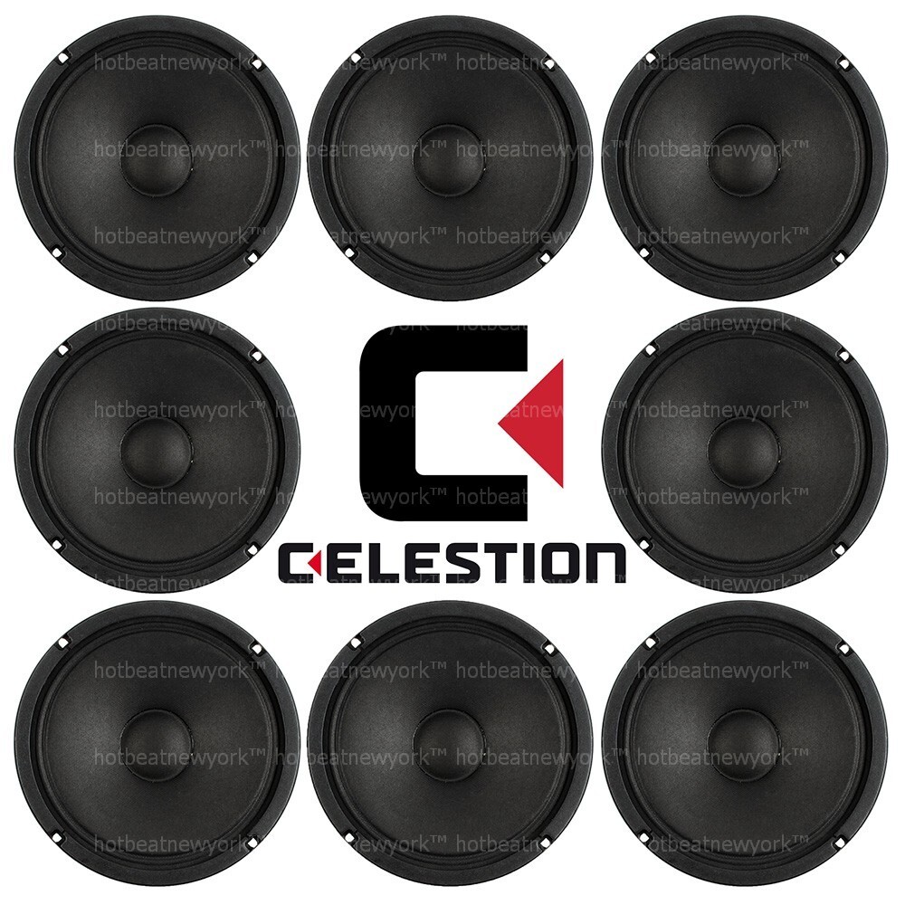 Celestion TF0818MR 8″ Midrange Speakers Sealed/Closed Back Mids 8-pack