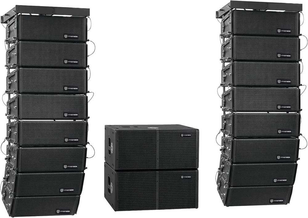 Proreck Venue Set 10000W Stereo/Mono DJ PA Speaker System Combo Set