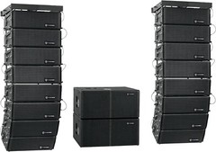 Proreck Venue Set 10000W Stereo/Mono DJ PA Speaker System Combo Set
