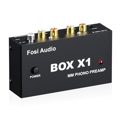 Fosi Audio Box X1 MM Phono Preamp for Turntable Hi-Fi Stereo Audio