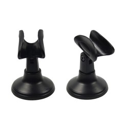 Pair Flexible Adjustable Microphone Stands Clamp Clip Holder Base Mount Stands