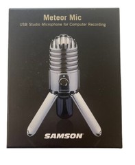Samson Meteor Condenser Wired – USB Studio Microphone for Computer Recording