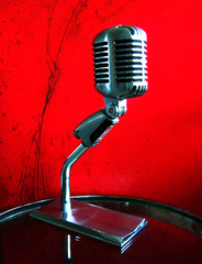 Vintage 1960’s Shure 55S dynamic cardioid microphone w Ampex stand 55 DISPLAY