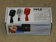 PYLE Vintage Retro Dynamic Vocal Microphone with 16ft XLR Cable NEW