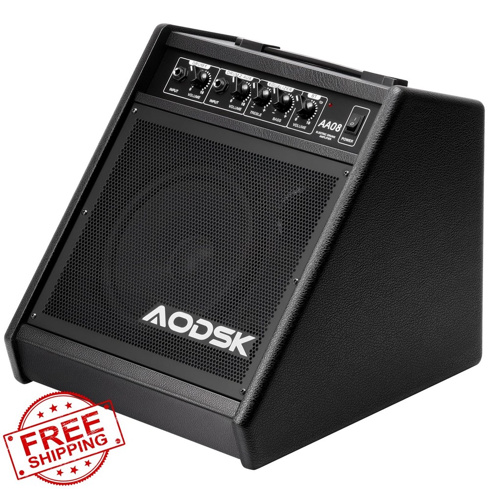 AODSK UAA-08 Drum Amp 30W Dual Speakers