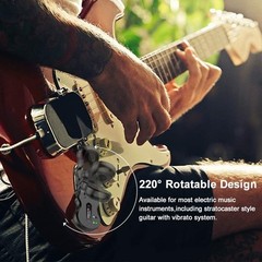 LEKATO Rechargeable 5.8GHz Wireless Guitar System – Low Latency & Plug and Play