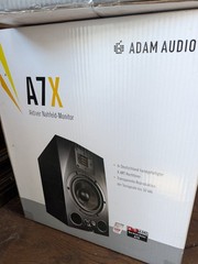 ADAM Audio A7X 7in Active Studio Monitor, Wired XLR/RCA, 150W, Black