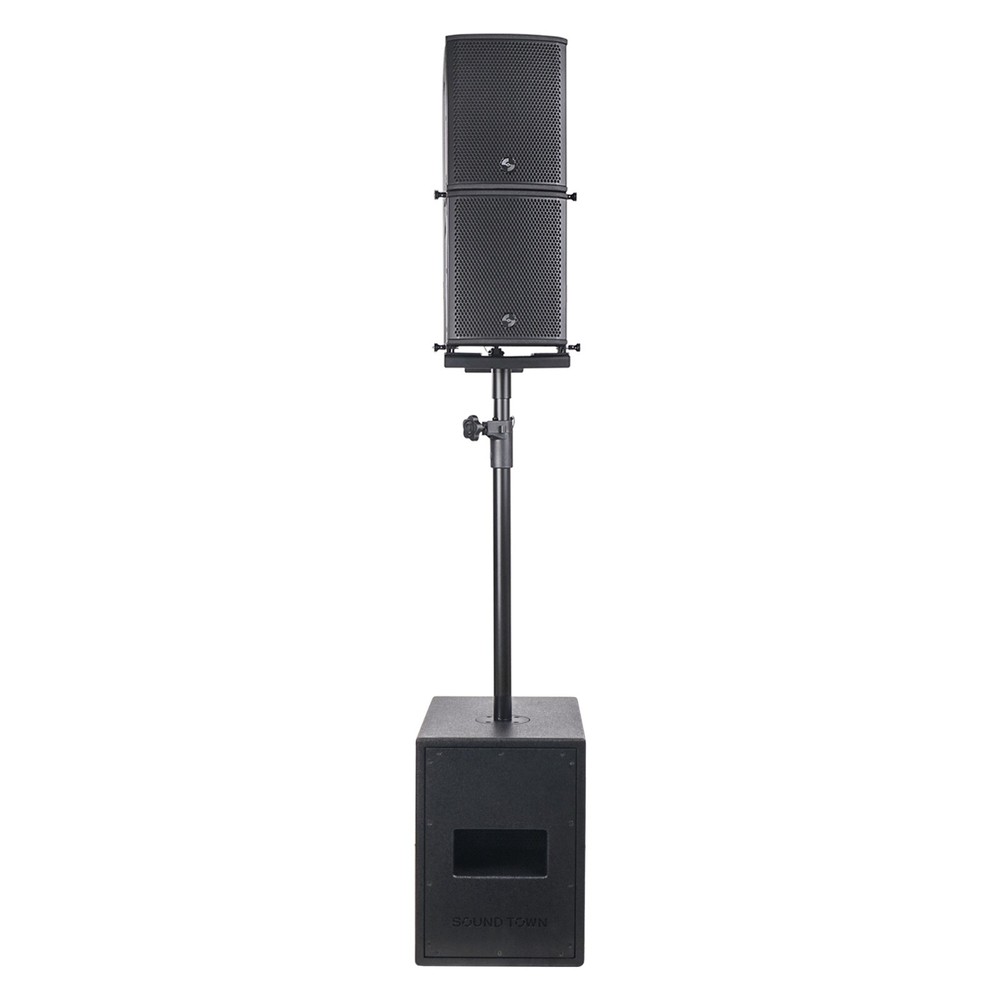 Sound Town Line Array PA Spk System w/h One 2×8″+Two 6×3″ Powered CARME-28M3