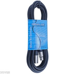 10Flexible 25 ft Foot Shielded Balanced 3pin XLR Mic audio cord Microphone cable
