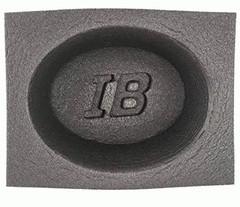 InstallBay Acoustic Speaker Baffles 6X8 Inch Oval Standard – Pair Black