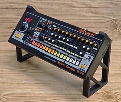 Angled 45 Degree RISER Stands For Roland TR-06 TR-08 TR-09 Boutique Drum Machine