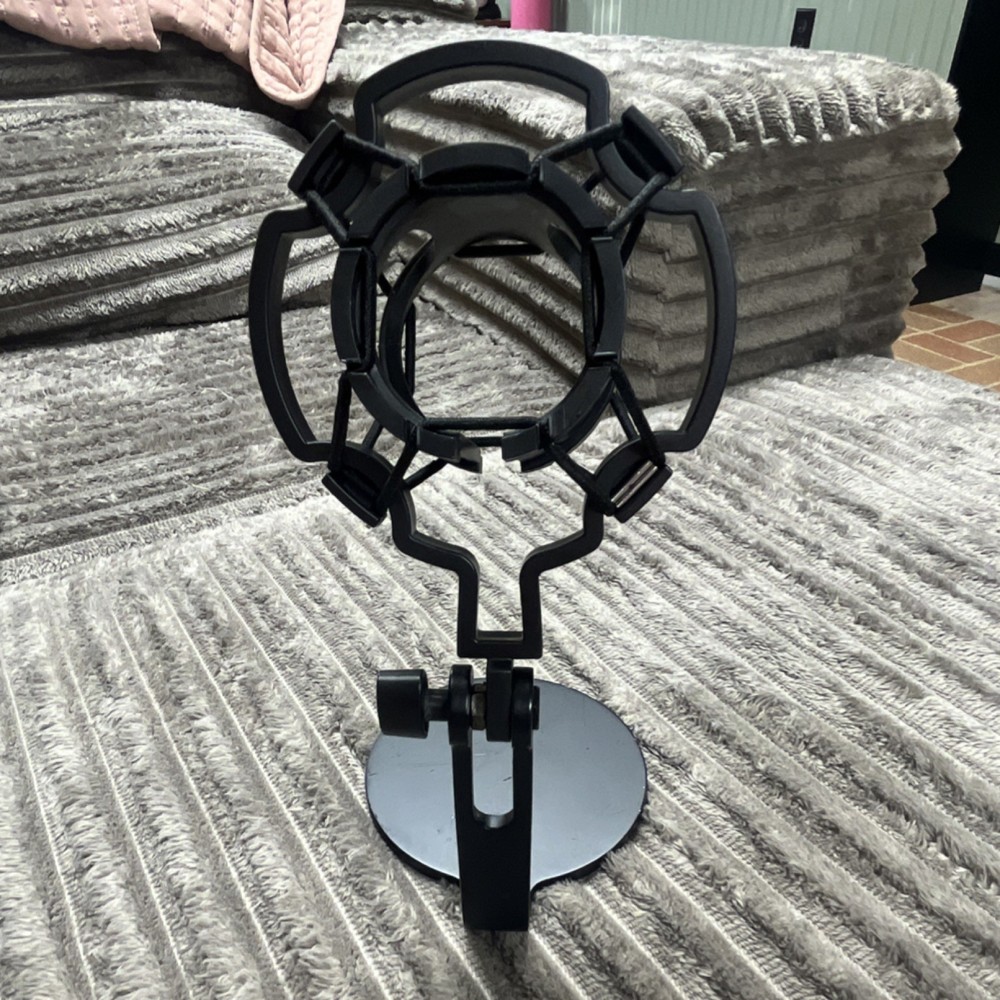 Kingston Shock-Absorbing Microphone Holder Mount Black Plastic Metal