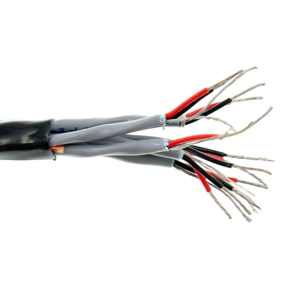 BELDEN 1816P PLENUM AUDIO SNAKE CABLE, INDUVIDUALLY SHIELDED 6-PAIR 22AWG, CMP J
