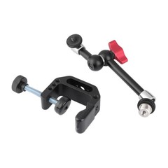 CAMVATE Microphone Mount Support Holder w/203mm Magic Arm & Super Clamp Base