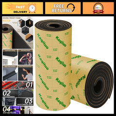 2 Pack Acoustic Foam Panels – Sound Insulation, Fire & Water Resistant, 11.6 sqf