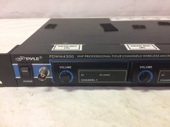 Pyle PDWM4300 4 Mic VHF Wireless Rack Mount Microphone System Controller ONLY