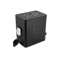 EC PowerCon Pass Thur Box w/4 Edison Female USB-C & USB-A