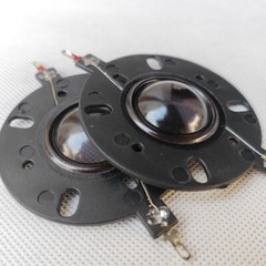 2Pcs 25.4mm 1incch Semi-transparent Diaphragm Dome Tweeter Horn voice coil-8ohm