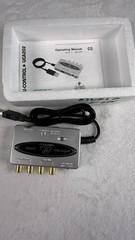Behringer U-Control UCA202 USB Audio Interface RCA Input Output Adapter