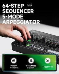 Donner MEDO Bluetooth MIDI Controller Handheld Built in Speaker Looper Synth