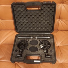 Warm Audio WA-84 Stereo Pair Small-diaphragm Condenser Microphones + Case Mounts