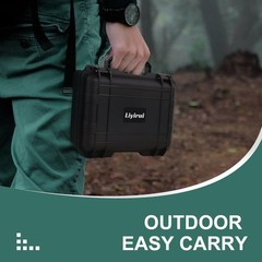 Microphone Storage Case 8×7.7×2.9in Waterproof Pre-Cut Foam for Shure SM58