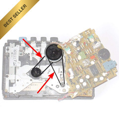 Recorder Rubber Belt Mix Flat Cassette Tape Machine Belts 40-135mm 4mm Width