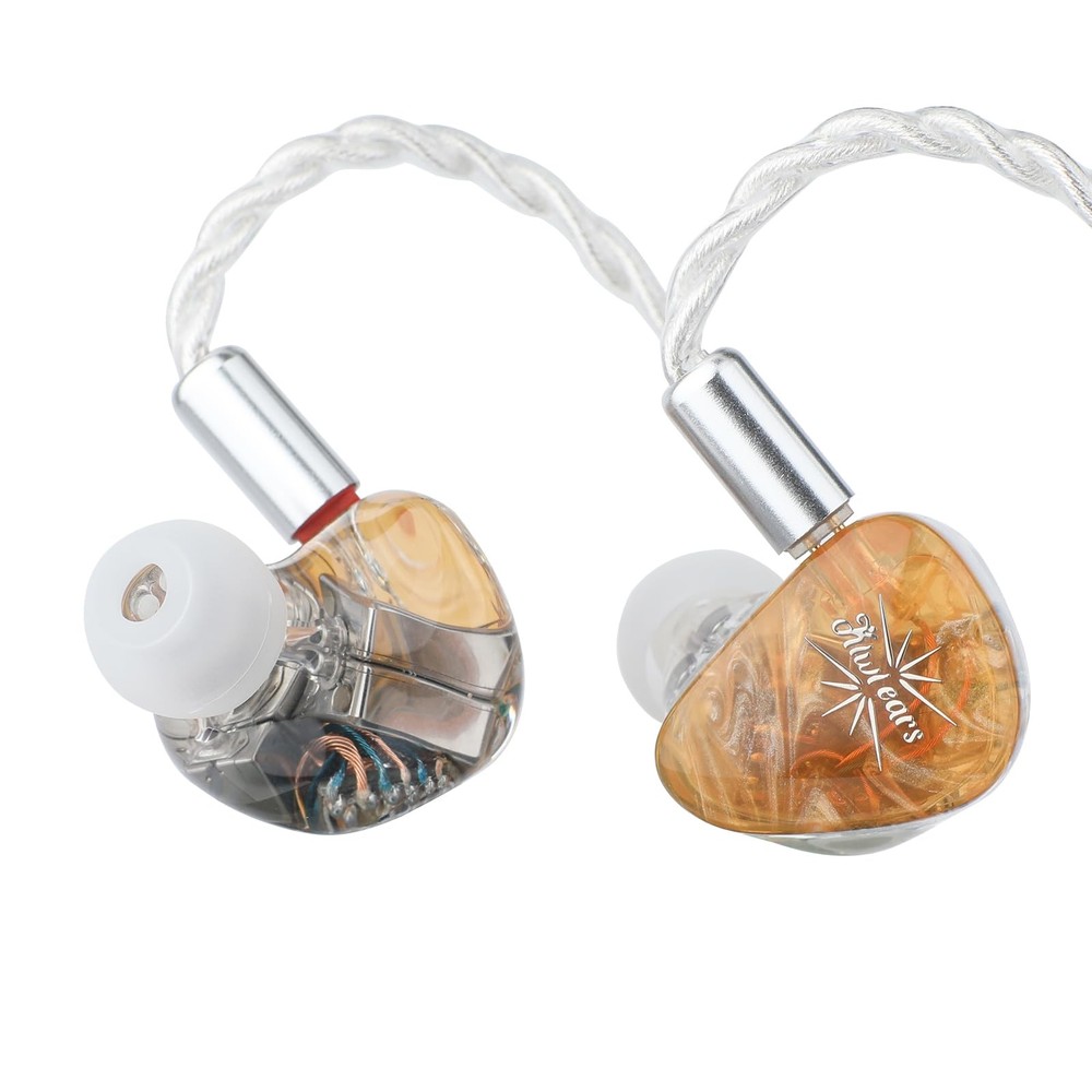 Linsoul Kiwi Ears Orchestra Lite Performance Custom 8BA in-Ear Normal, Orange