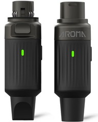 Wireless XLR Microphone Transmitter & Receiver, 130ft Range, 10H Battery, Plug &