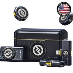 Portable Lark M2 Wireless Microphone for iPhone/PC, 40h Battery, Omnidirectional
