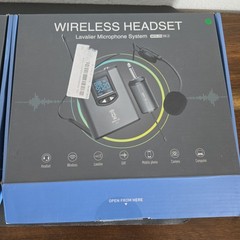 2 MPH-05 YM-2 UHF Wireless Lavalier Microphone System NEW IN BOX w Instructions
